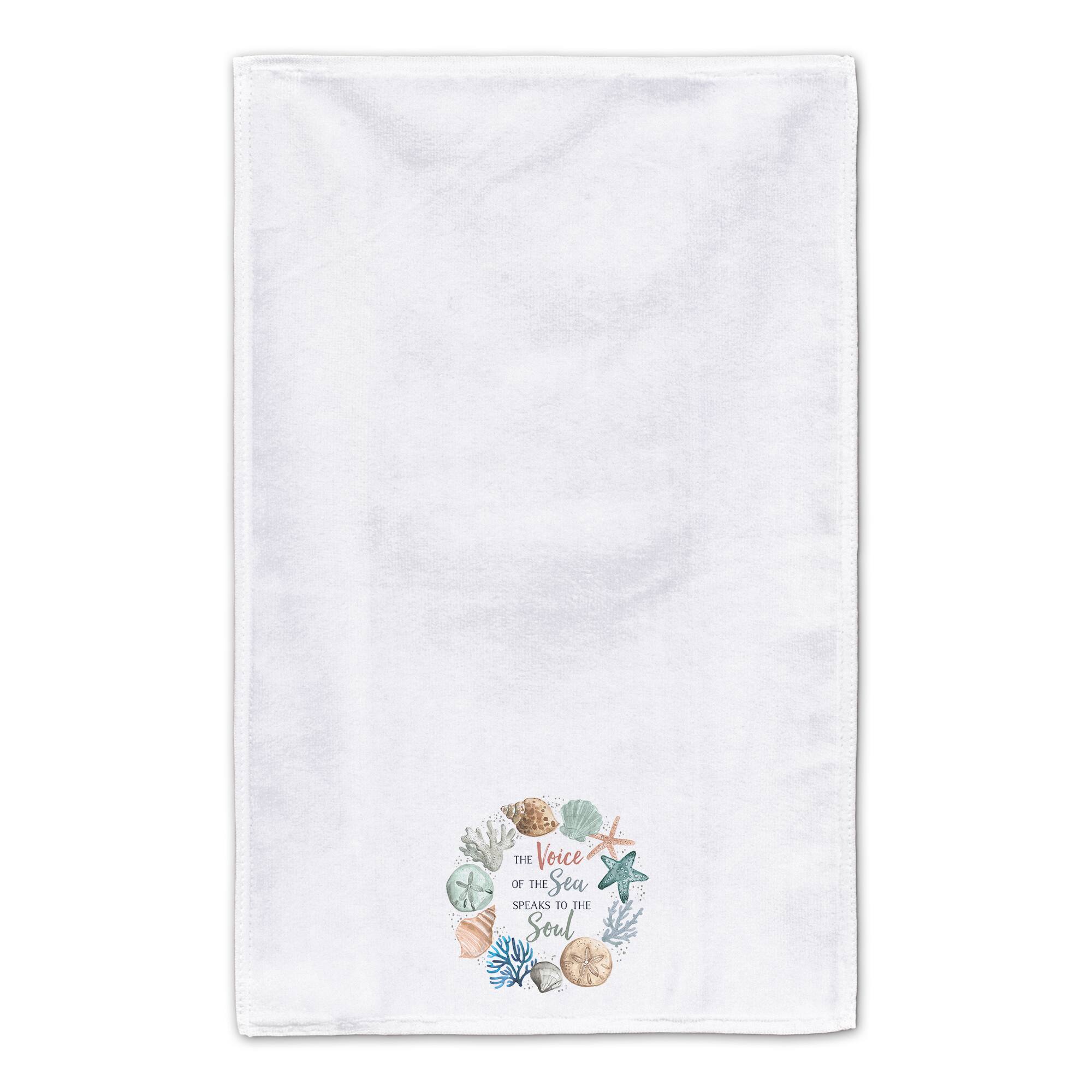 Voice Of The Sea Wreath Tea Towel Set